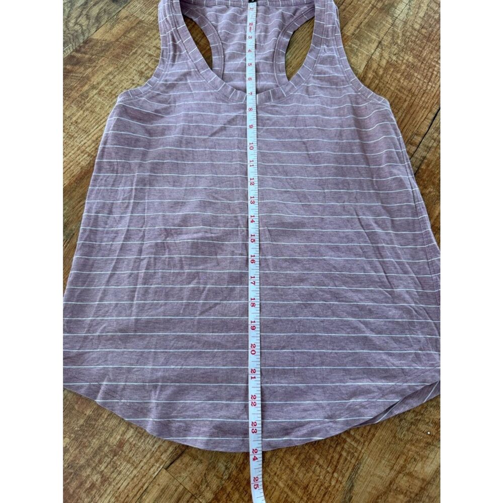 NEW Lululemon athletica Striped Racerback Tank in Rose - Picture 8 of 8